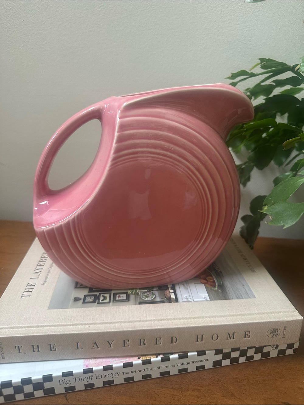 Vintage Fiesta Pink Pitcher